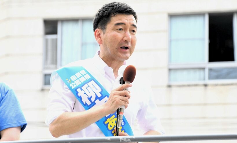 6月に急きょ出馬が決まった自民党の柳本氏