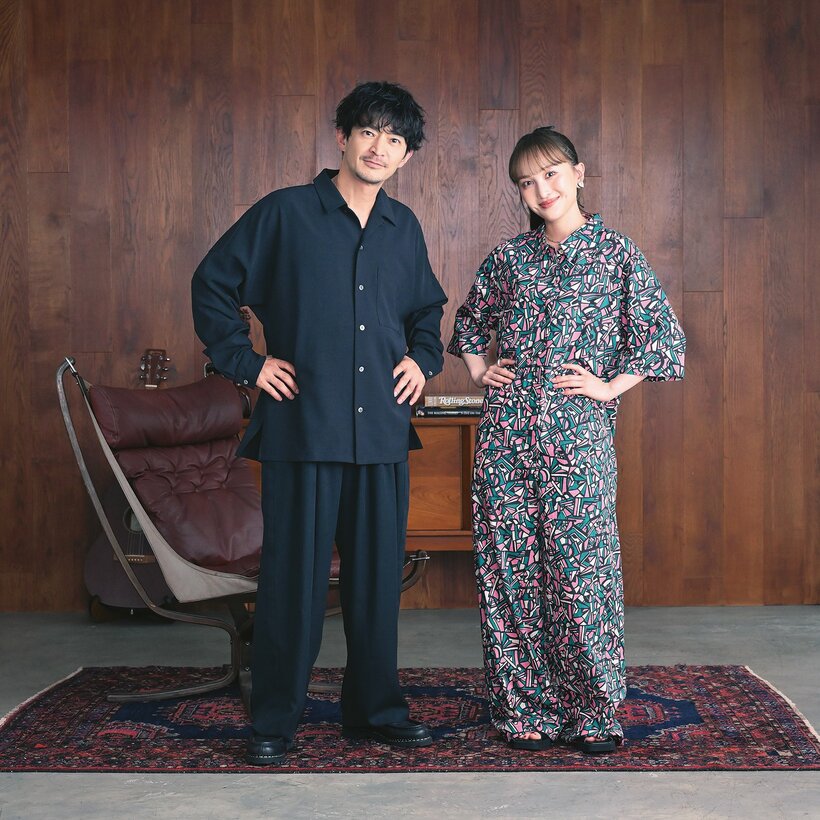 hair & make up　中條三菜子（KIND）　浅津陽介／styling　滝沢真奈　井田信之／costume　Au BANNISTER　SALON adam et rope´　MU　vv　popy・k／写真　篠塚ようこ
