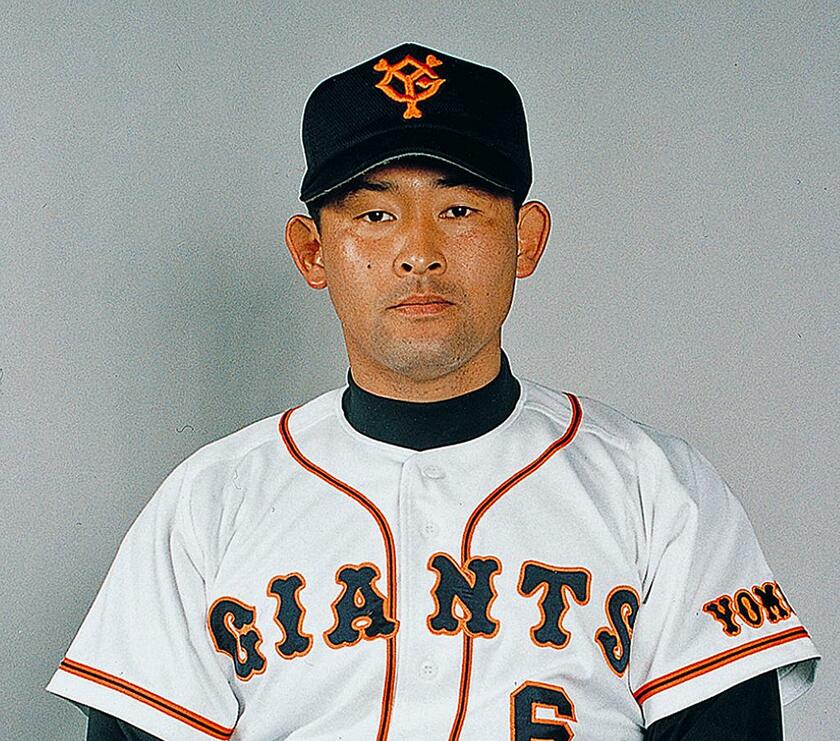 97年シーズンのキャンプイン前に巨人にトレードとなった石井浩郎（写真提供・読売ジャイアンツ）
