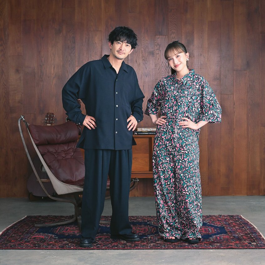 hair & make up 中條三菜子(KIND) 浅津陽介/styling 滝沢真奈 井田信之/costume Au BANNISTER SALON adam et rope´ MU vv popy・k/写真 篠塚ようこ