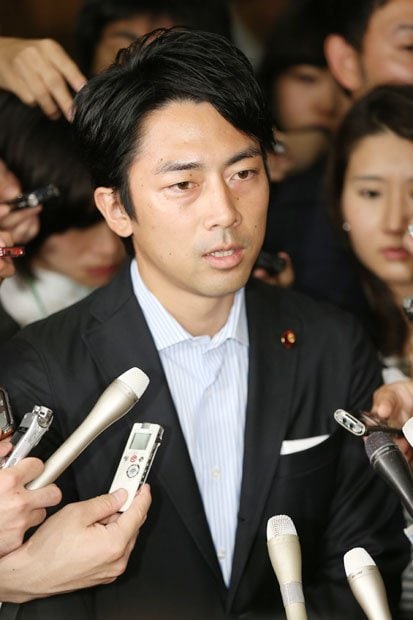 小泉進次郎衆院議員　（c）朝日新聞社