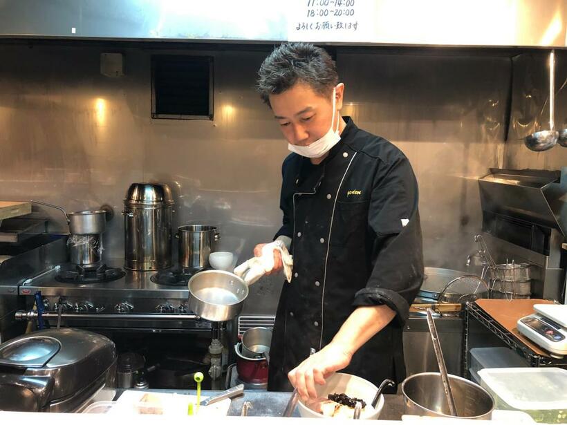 創業時から自家製麺を貫いてきた（筆者撮影）