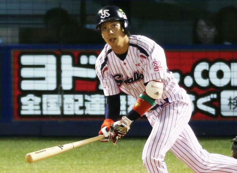 今オフの去就に注目が集まるヤクルトの山田哲人　（ｃ）朝日新聞社