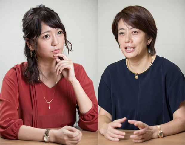 真船佳奈（まふね・かな、左）：福島県生まれ。テレビ東京入局後、バラエティー番組のＡＤ、「プレミアＭｅｌｏｄｉＸ！」などのディレクターを担当。現在はＢＳジャパンに出向中／磯山晶（いそやま・あき）／東京都生まれ。現ＴＢＳ編成部ドラマ統括。「池袋ウエストゲートパーク」「木更津キャッツアイ」など数多くのヒットドラマをプロデュース（撮影／加藤夏子）