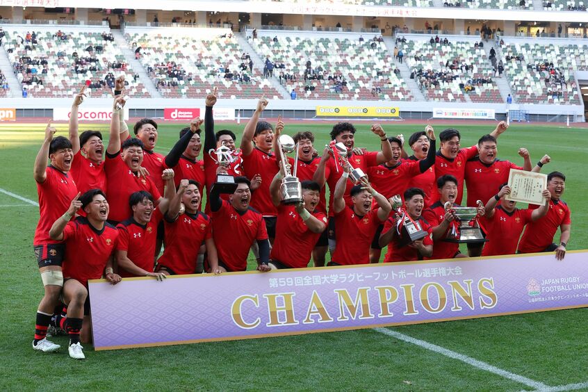 昨年度の大学選手権では帝京大が2大会連続11度目の優勝を果たした
