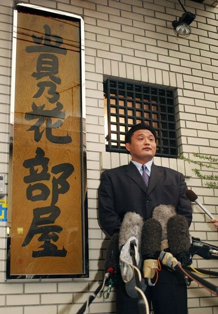 部屋を立ち上げた当時の貴乃花親方　（ｃ）朝日新聞社
