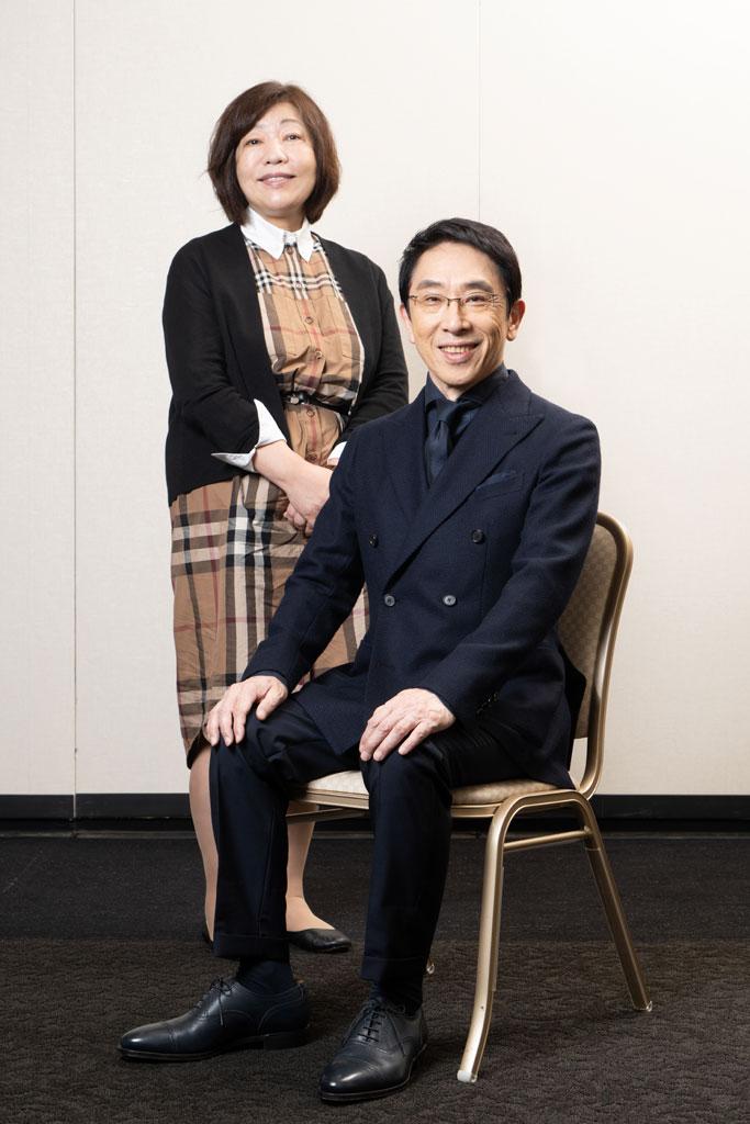 段田安則さん（右）と林真理子さん　（撮影／小山幸佑）