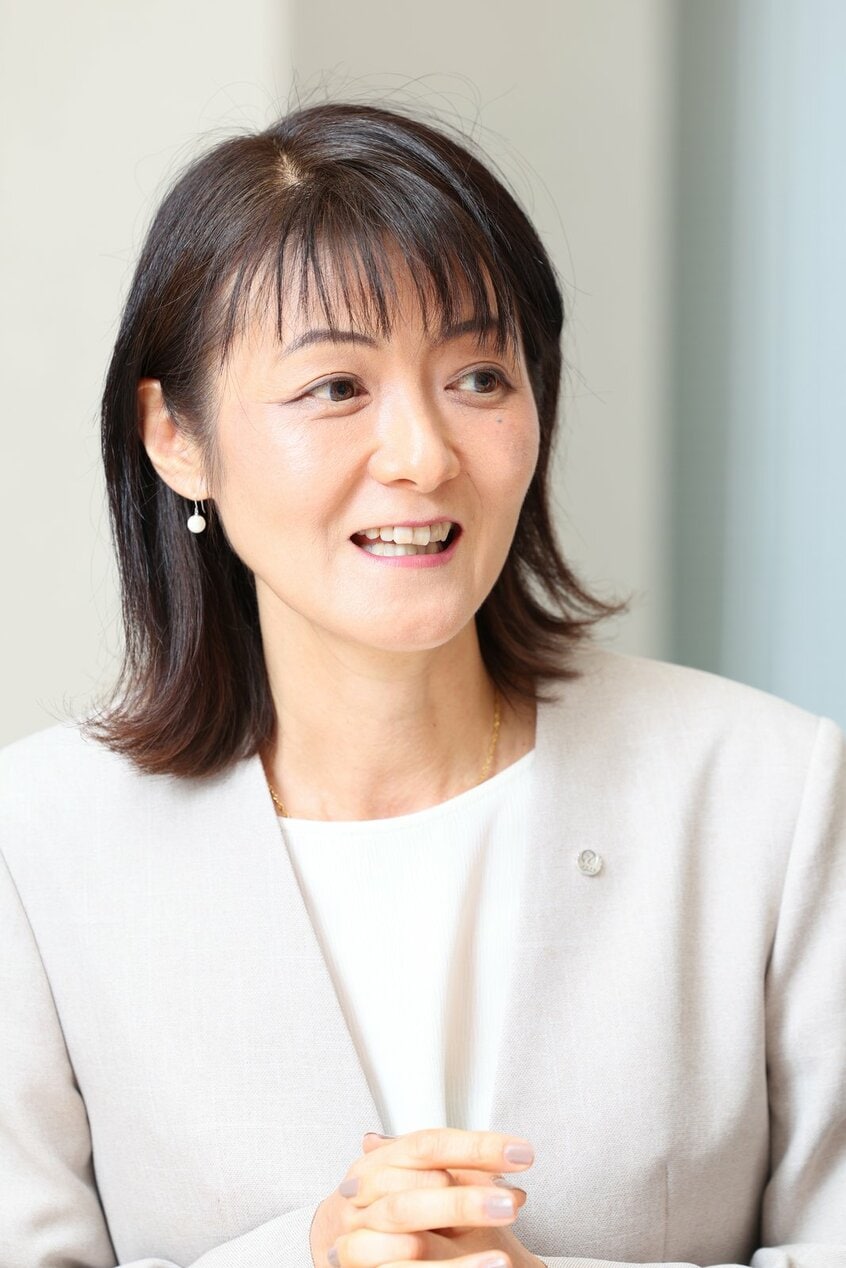 日本航空・人財本部副本部長 江尻祐子さん(写真:写真映像部・東川哲也)