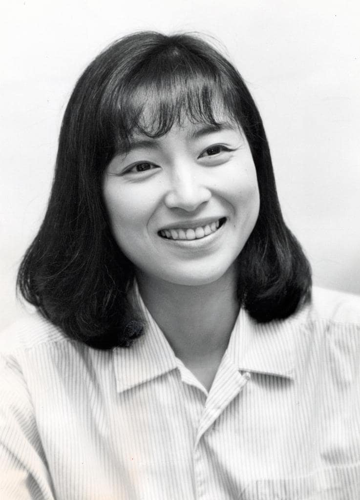 1989年に撮影された渡辺典子の写真（C）朝日新聞社