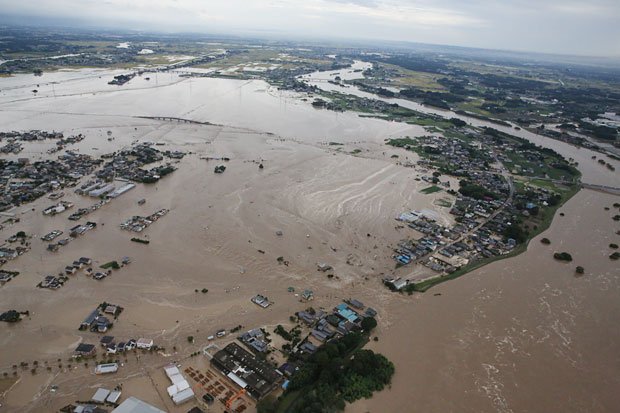 地震や津波だけが脅威ではないと思い知らされる大災害だった　（c）朝日新聞社　＠＠写禁