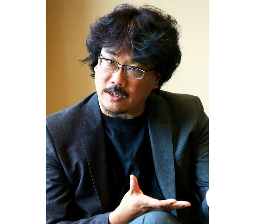 ポン・ジュノ監督　（ｃ）朝日新聞社