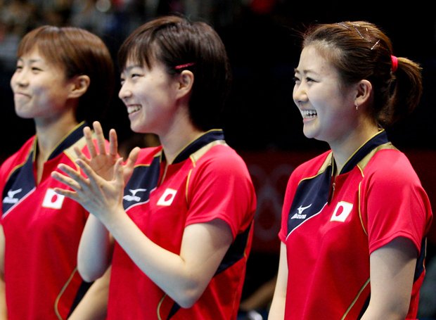 4年前のロンドン五輪で日本卓球界初のメダルを獲得した女子団体。今回それ以上の成績を残せるか。（写真:Getty Images）