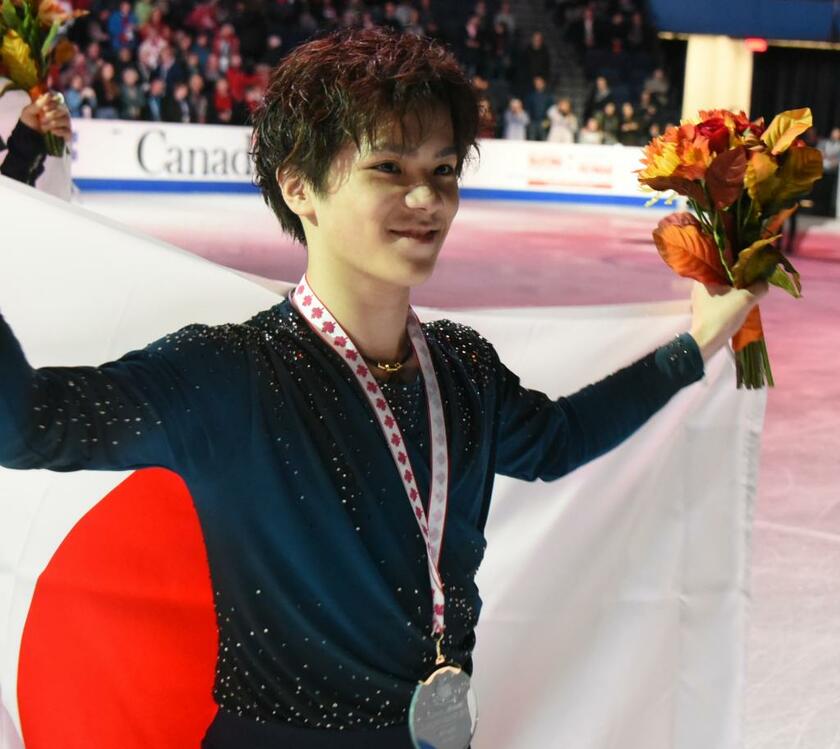 スケートカナダで優勝した宇野昌磨選手　（ｃ）朝日新聞社