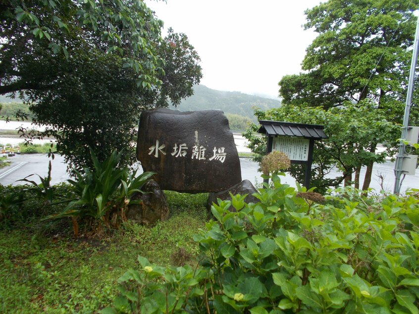 熊野古道の途中にある水垢離場。かつて熊野古道を歩く人はここで身を清めた