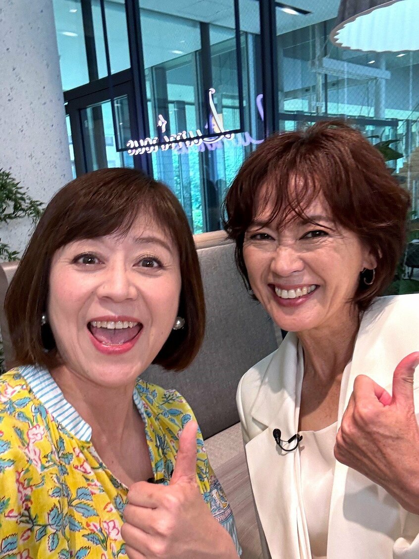 すっかり意気投合した有森裕子さんと(画像=武内さん提供)
