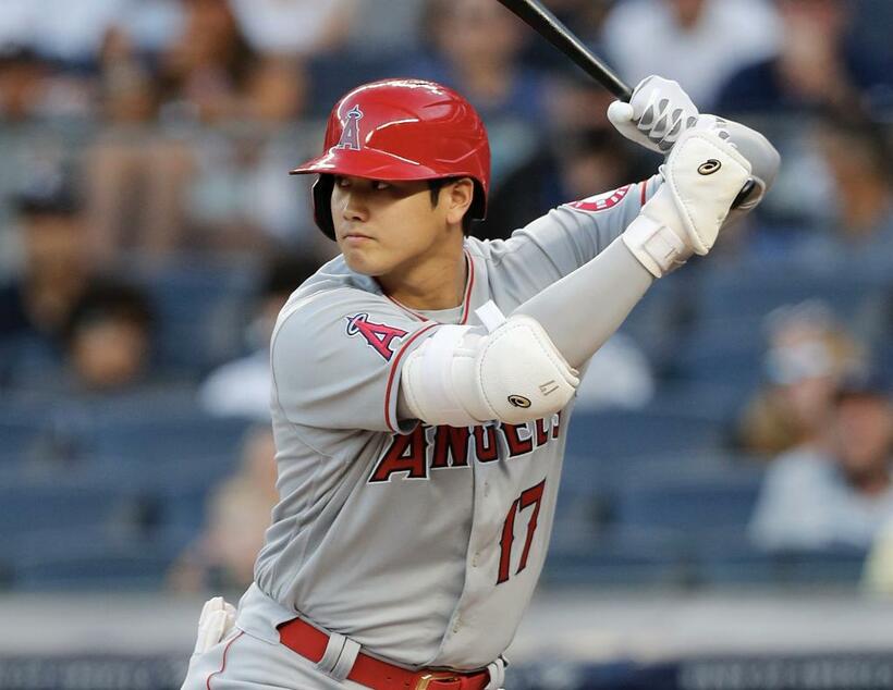 エンゼルスの大谷翔平（GETTYImages）