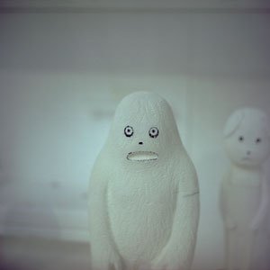 新たなアニメーション製作のために発泡スチロールで試作されたダミー。これで人形やセットの大きさ、動きなどを確認するという。こうしてキャラクターができあがっていく
