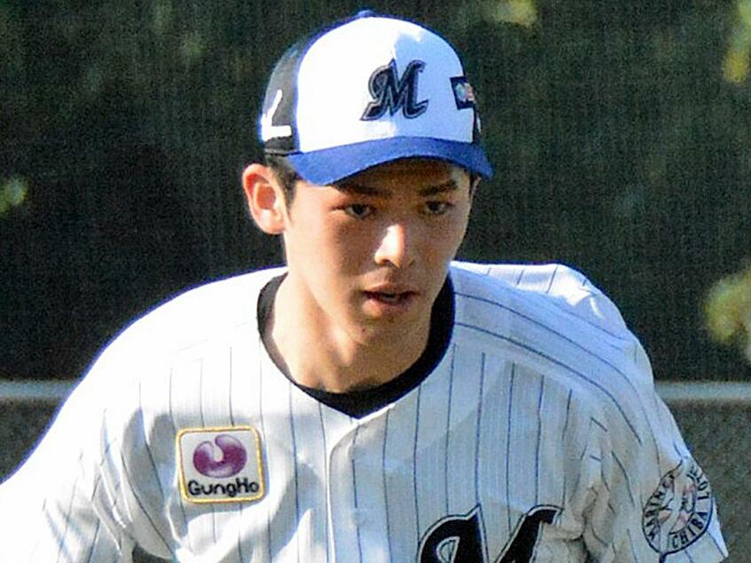 ロッテ期待の星・佐々木朗希 (c)朝日新聞社