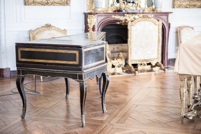 ヴェルサイユ宮殿内に残る、鍵盤楽器