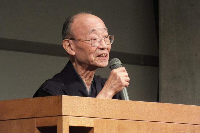 山折哲雄さん (c)朝日新聞社