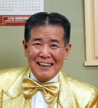 漫才コンビ「横山たかし・ひろし」の横山たかしさん　（ｃ）朝日新聞社