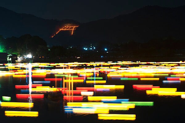 京都の夏　広沢池千灯流し
