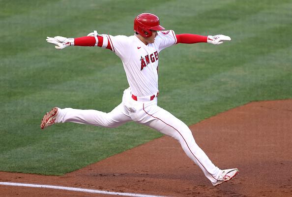 俊足でも注目される大谷翔平選手（gettyimages/Sean M. Haffey）