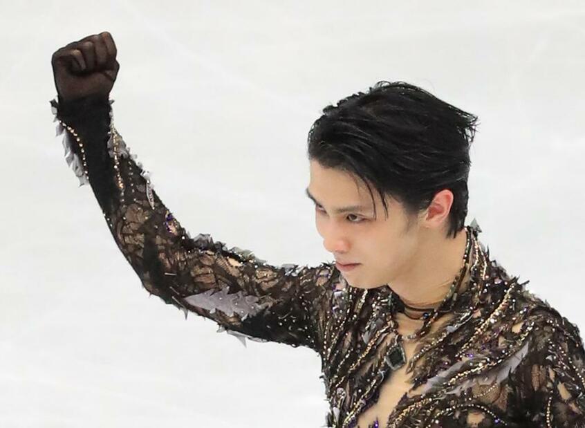 羽生結弦 (c)朝日新聞社