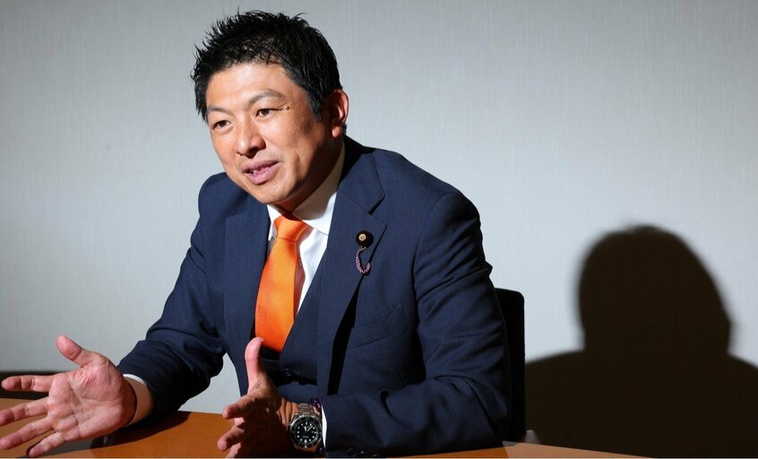 参政党神谷宗幣代表(写真映像部・松永卓也撮影)