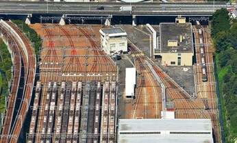 空からのぞいた「電車の寝床」私鉄編