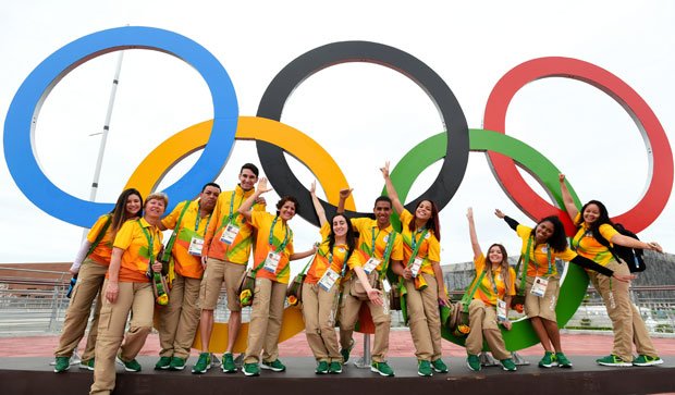 五輪ムードが盛り上がるリオ市内　（ｃ）朝日新聞社