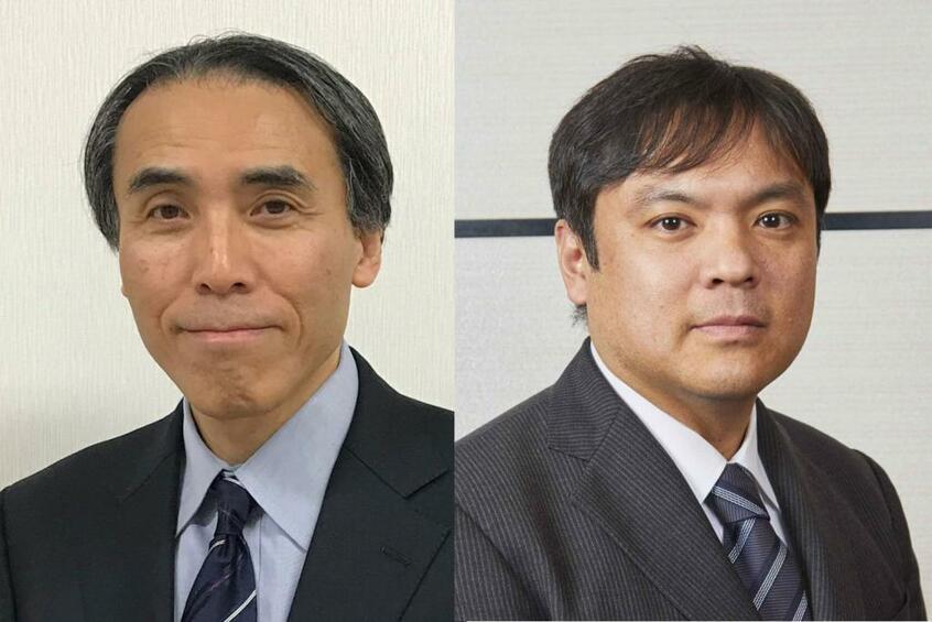 山本謙吾医師(左)と渡會恵介医師
