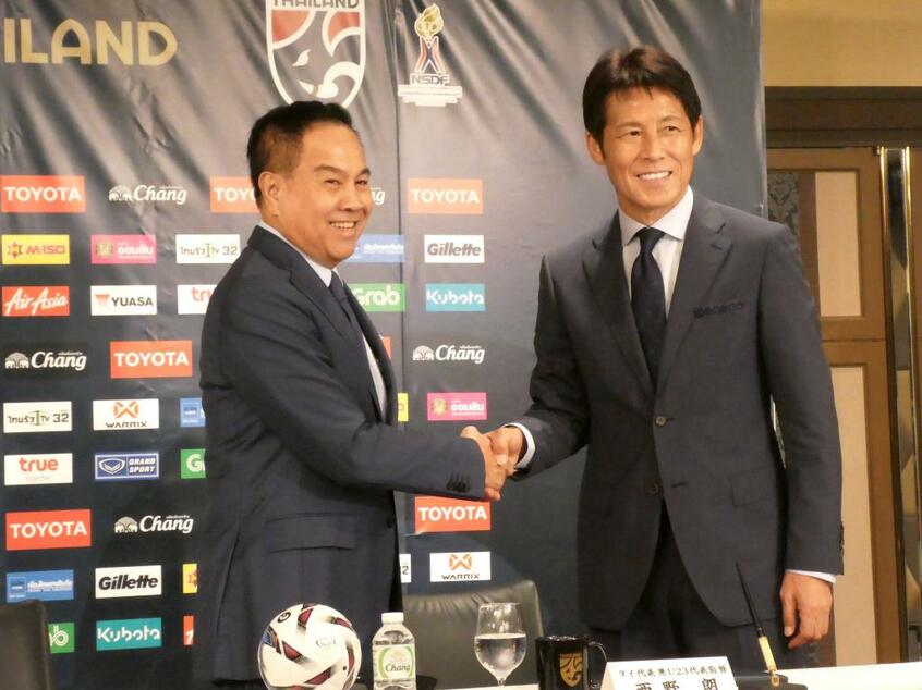 タイ代表監督に就任した西野監督は前向きな姿勢を見せたが… (写真提供:元川悦子)