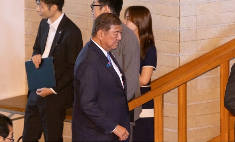 石破首相は続投の意思を繰り返し表明しているが…（写真映像部・上田泰世撮影）