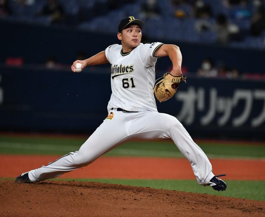 オリックスの榊原翼=7月10日(C)朝日新聞社