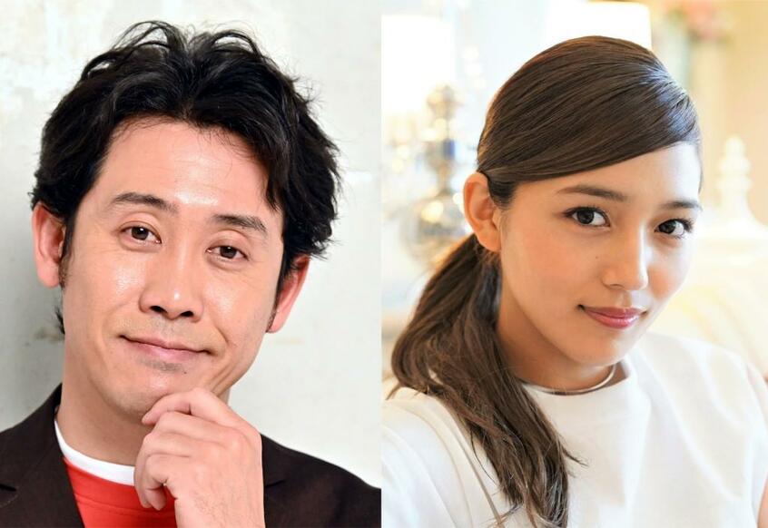 今年の紅白の司会を務める大泉洋(左)と川口春奈