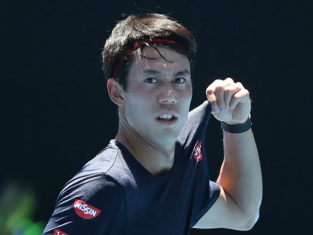 アジア人初のグランドスラム制覇を懸けて全豪オープンに挑む錦織圭。（写真：Getty Images）