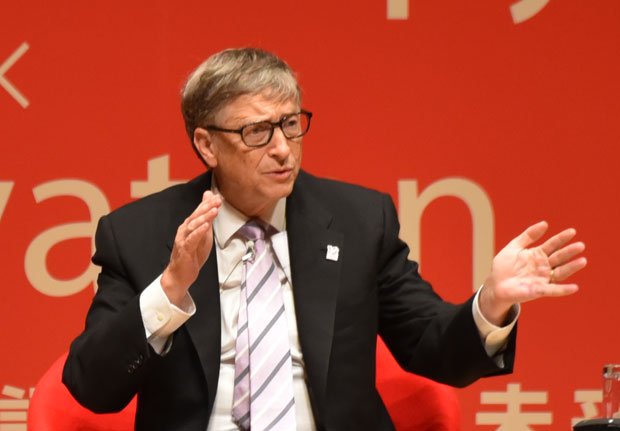 米マイクロソフトの創業者のビル・ゲイツ氏(撮影/編集部・望月未来)