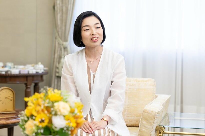 三笠宮家の彬子女王殿下（撮影＝写真映像部・馬場岳人）