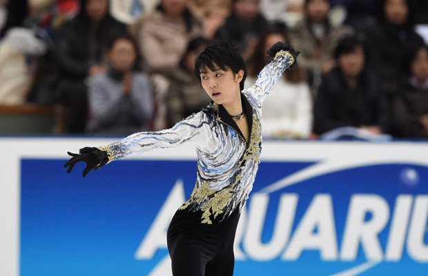 全日本選手権3連覇を果たした羽生結弦（c）朝日新聞社　＠＠写禁