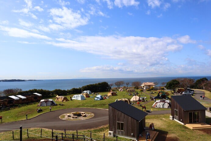 ソレイユの丘でキャンプ（神奈川県）