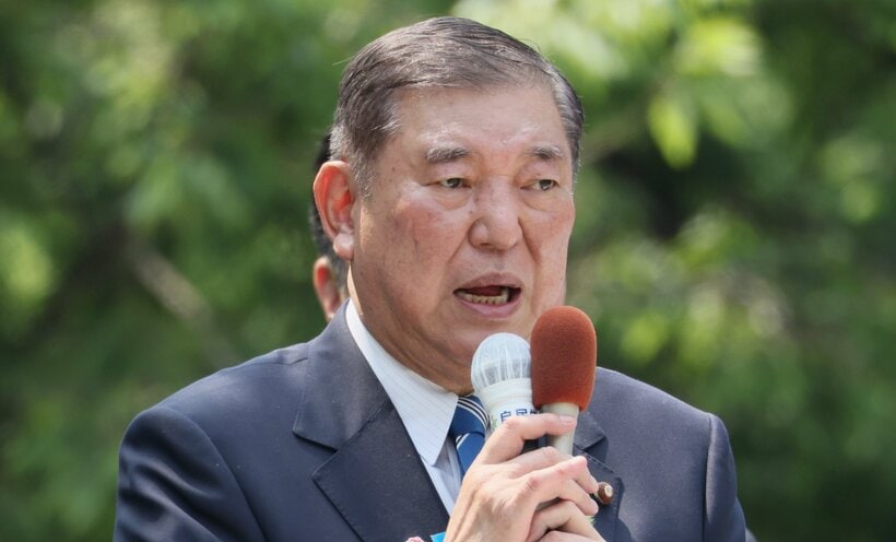 第一声を神戸市で挙げた石破首相