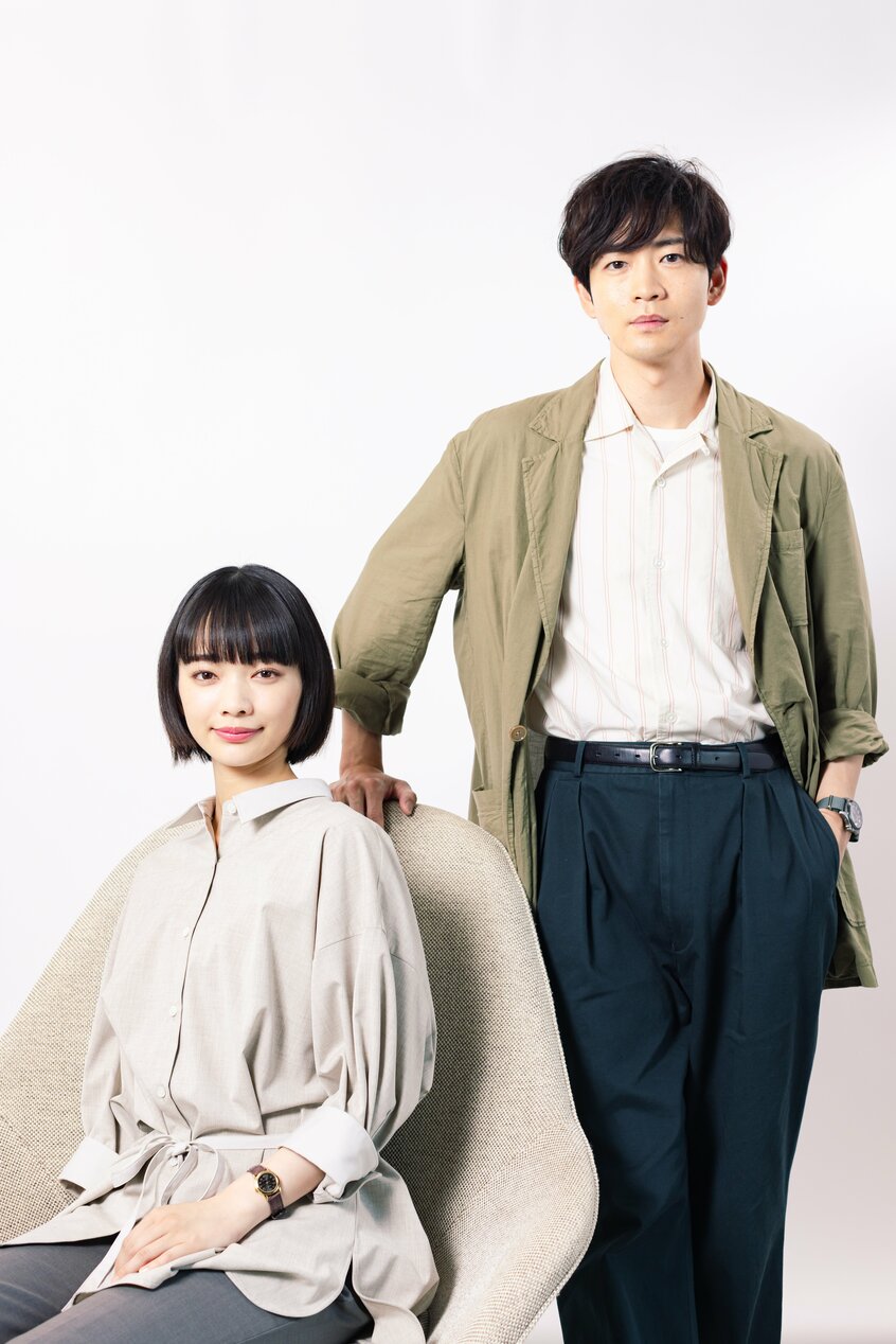 見上愛さん(左)と松下洸平さん(撮影:写真映像部・上田泰世)
