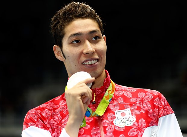 今大会3つのメダルを獲得し、日本競泳陣を牽引した萩野。（写真:Getty Images）