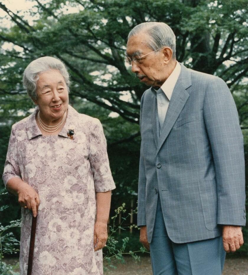 1985年那須の御用邸で過ごす昭和天皇と香淳皇后