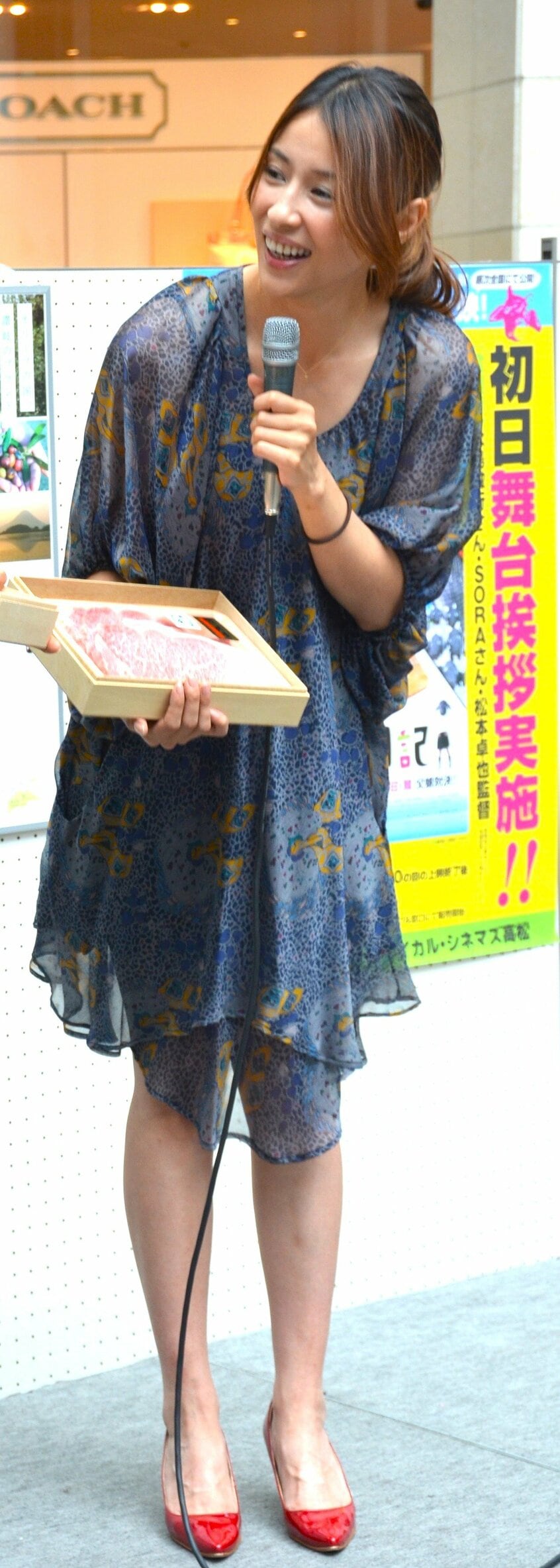 スラっとしたスタイルは健在
