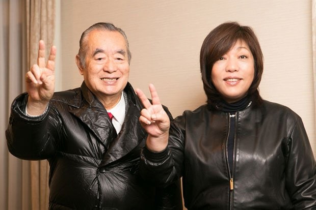 ドクター・中松さん（左）と林真理子さん（右）　（撮影／山本倫子）