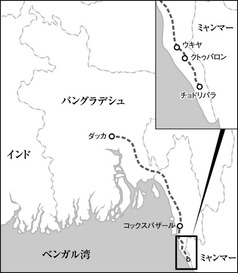 今回の12万円旅のルート（週刊朝日2019年4月5日号から）