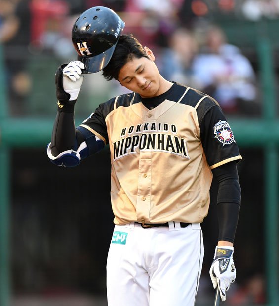 ポスティングシステムでメジャー移籍をめざしていた大谷翔平選手。エンゼルス入りが決まった　（ｃ）朝日新聞社
