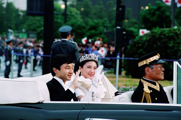 １９９３年６月　結婚の儀　（c）朝日新聞社　＠＠写禁
